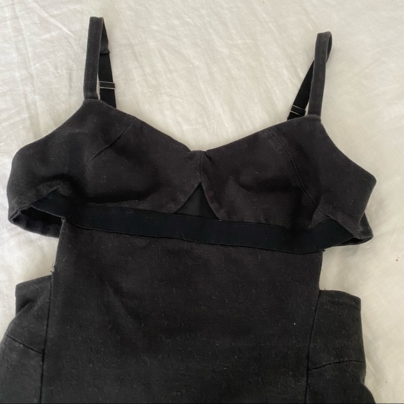 Allsaints Black Cutout Mini-dress w/ Cutouts - Picture 5 of 7